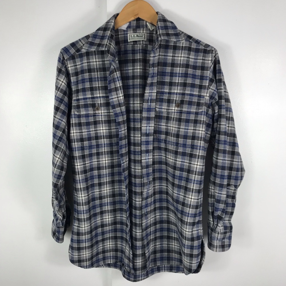 LL Bean flannel Shirt.